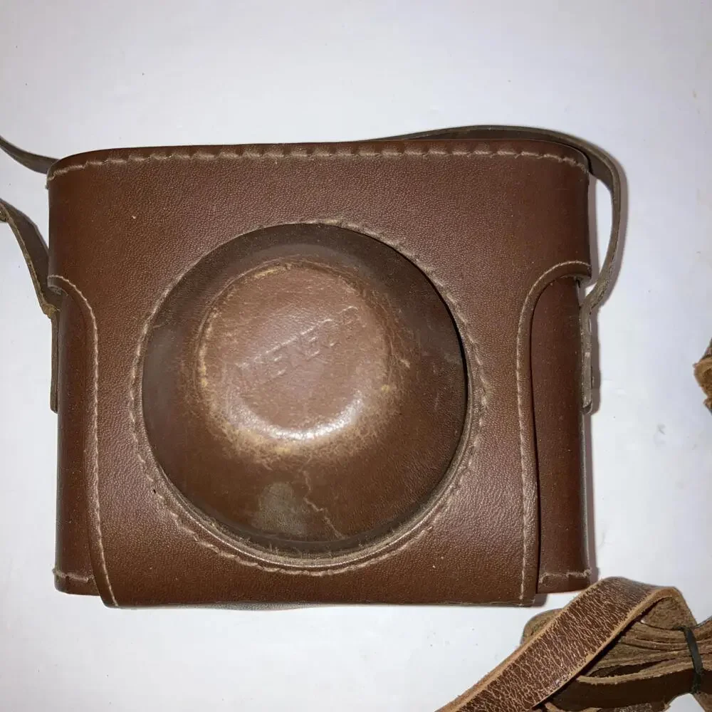 Lot Of 4 Vintage Brown Leather Camera Cases “LOOK”